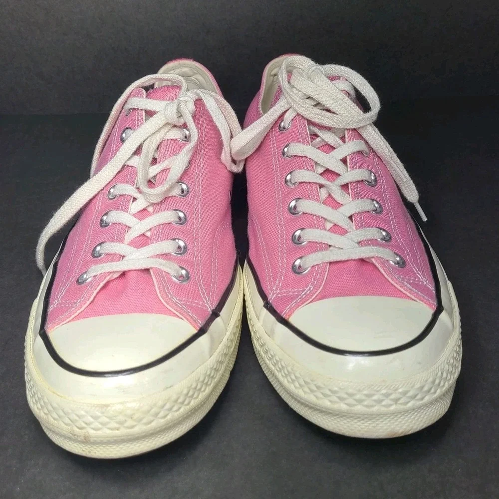Converse Chuck Taylor All Star Pink Low Top Sneakers Men's 11.5 EUC - Picture 3 of 9